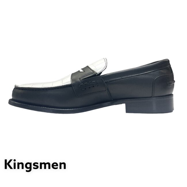 Duca Croc/Leather Loafer  Two Tone (LUGANO)