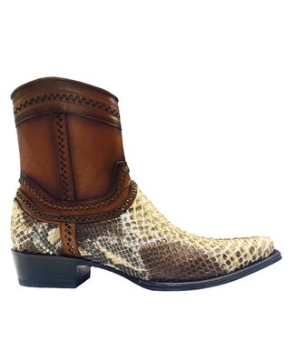Los Altos Square Toe Python (Los Altos) Rustic Oryx