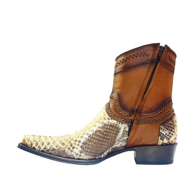 Los Altos Square Toe Python (Los Altos) Rustic Oryx