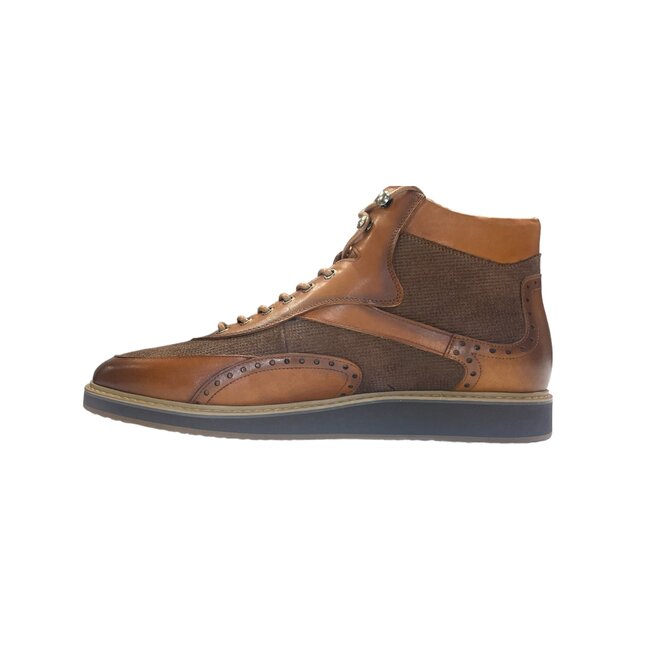 Giovanni Giovanni Men's Leather Dress Boot Perforated Texture (Jonathan)