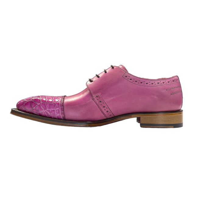 Fennix Fennix Calf and Alligator Lace-up Shoes (FX2070)