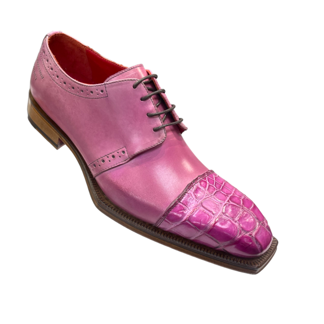 Fennix Fennix Calf and Alligator Lace-up Shoes (FX2070)