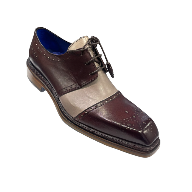 Emilio Franco Genuine Calfskin two tone Oxford