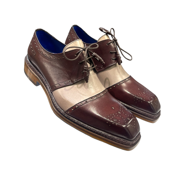 Emilio Franco Genuine Calfskin two tone Oxford