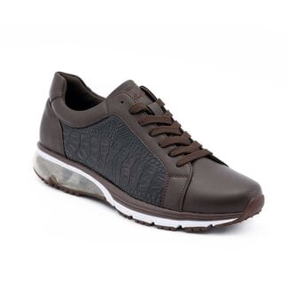 Sio Sneaker Croc Print Brown