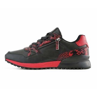 Azurite Black / Red Sio Sneaker