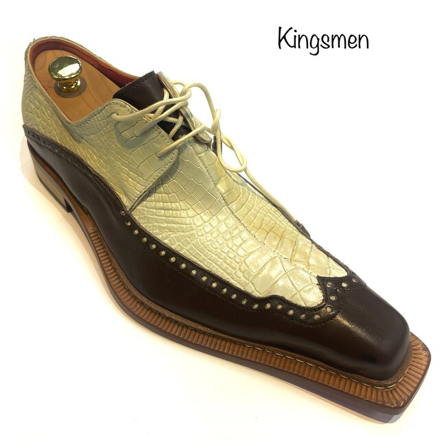 Fennix Finley Alligator & Calfskin Wingtip