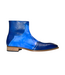 Duca Duca Genuine Calf Leather Python Print Boot