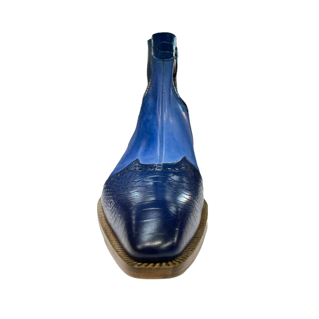 Duca Genuine Calf Leather Python Print Boot