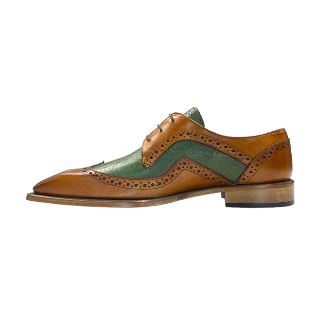 Duca Genuine Calf Wing-Tip Two Tone DC554
