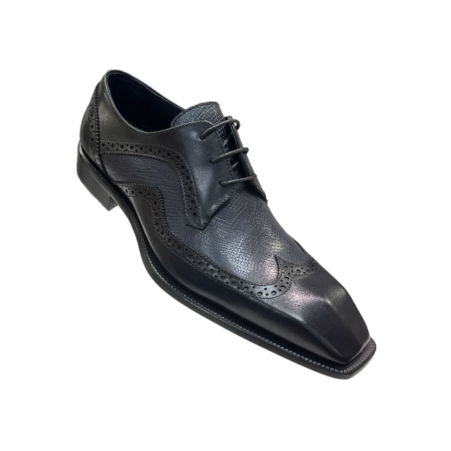 Duca Genuine Calf Wing-Tip Two Tone DC554