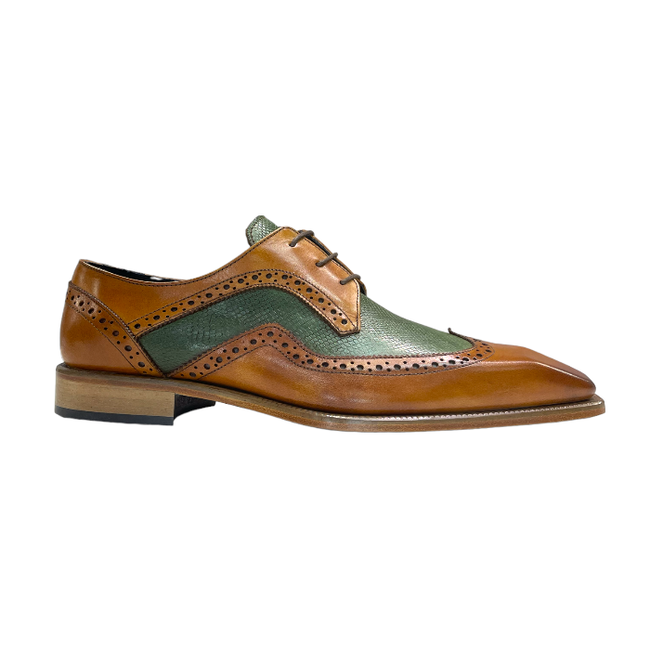 Duca Genuine Calf Wing-Tip Two Tone DC554