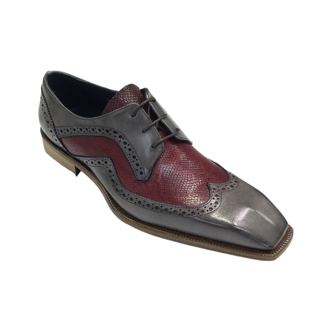 Duca Genuine Calf Wing-Tip Two Tone DC554