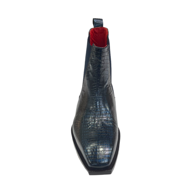 Emilio Franco "EF311A"   Genuine Calfskin Lizard Ankle Boots.