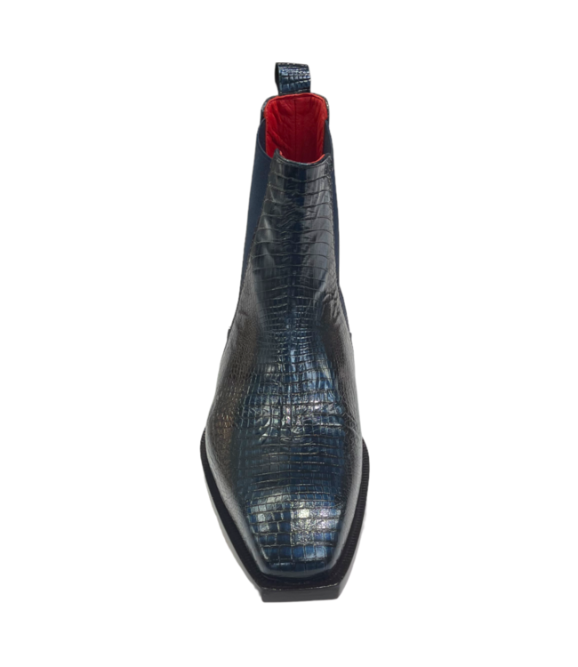 Emilio Franco Emilio Franco "EF311A"   Genuine Calfskin Lizard Ankle Boots.