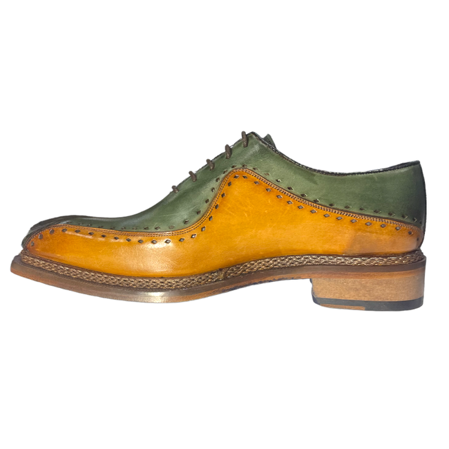 Emilio Franco Two tone Calf-Skin Leather Shoe (Leopoldo)