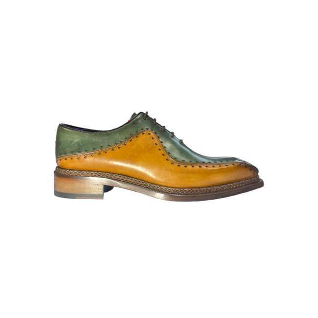Emilio Franco Two tone Calf-Skin Leather Shoe (Leopoldo)