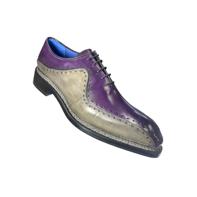 Emilio Franco Two tone Calf-Skin Leather Shoe (Leopoldo)