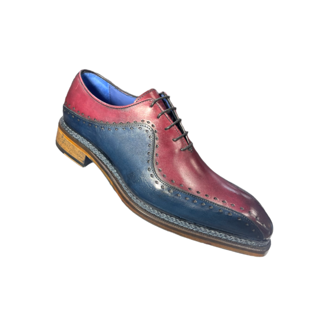 Emilio Franco Two tone Calf-Skin Leather Shoe (Leopoldo)