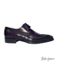 Firmani David Men's Shoes Green&Purple Calf-Skin Leather Oxfords (FIR1003)