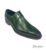 Firmani David Men's Shoes Green&Purple Calf-Skin Leather Oxfords (FIR1003)