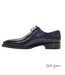 Firmani David Men's Shoes Green&Purple Calf-Skin Leather Oxfords (FIR1003)