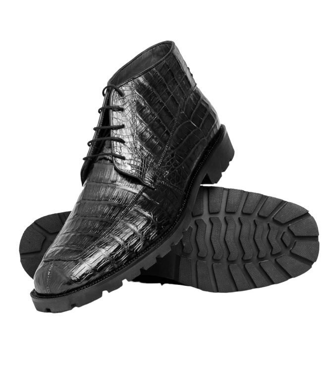 Los Altos Los Altos Croc Boot with Lace High Top