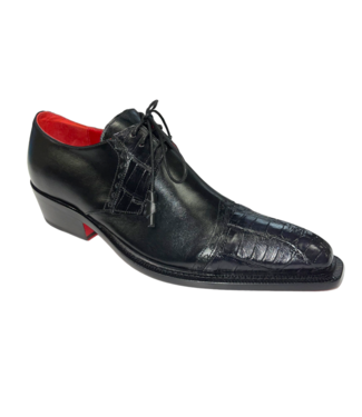 Fennix Fennix Max Hornback & Calfskin Shoes Black