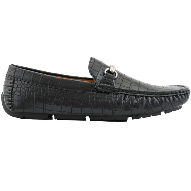 Amali Croc Print Driving Loafer 'Titus'