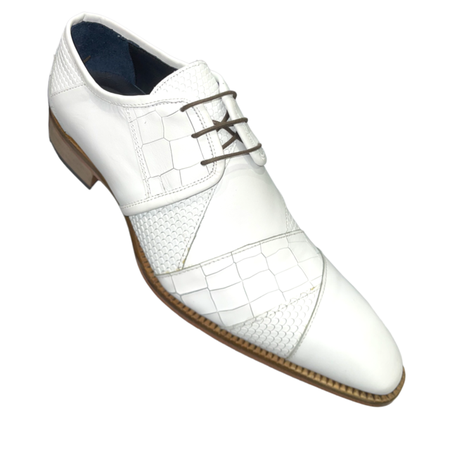 Duca 'Imperio- Genuine Calf Leather Croc Print