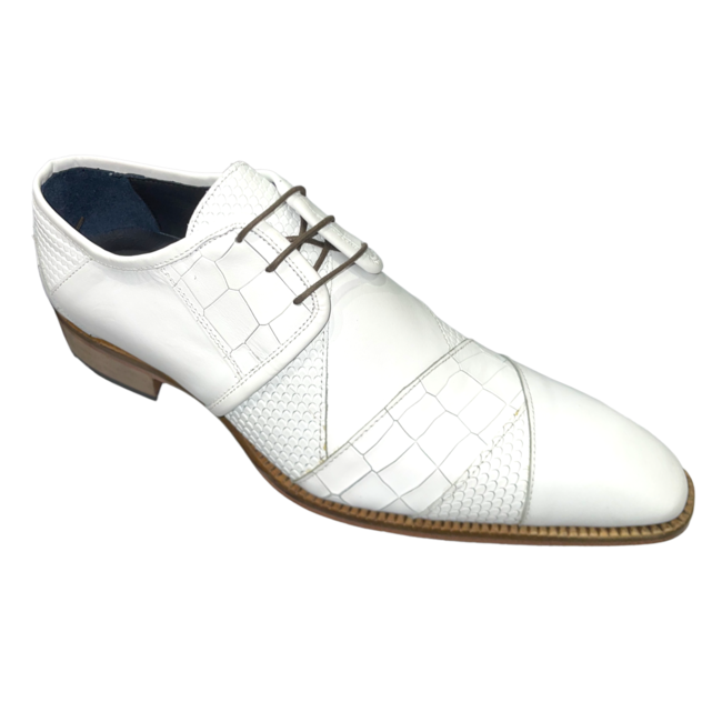 Duca 'Imperio- Genuine Calf Leather Croc Print