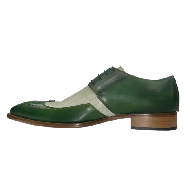 Duca by Matiste Bergamo Shoes Genuine Calf-Skin Croc Print