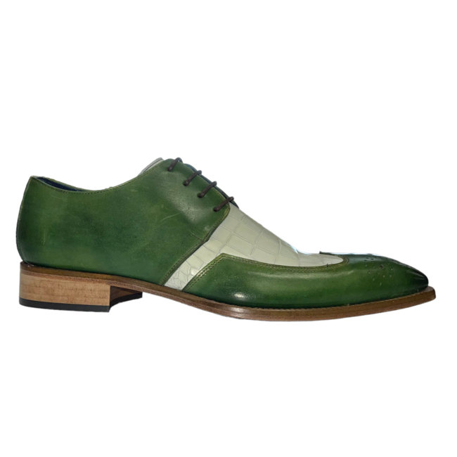 Duca by Matiste Bergamo Shoes Genuine Calf-Skin Croc Print