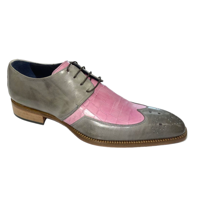 Duca by Matiste Bergamo Shoes Genuine Calf-Skin Croc Print