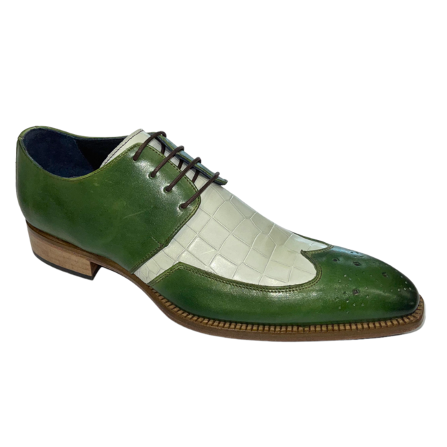 Duca by Matiste Bergamo Shoes Genuine Calf-Skin Croc Print