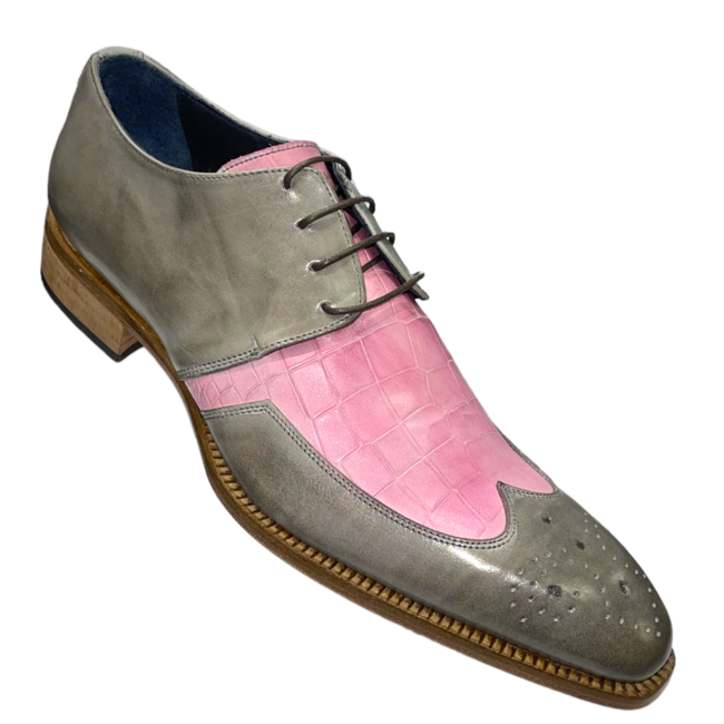Duca Duca by Matiste Bergamo Shoes Genuine Calf-Skin Croc Print