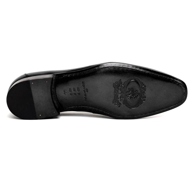 Corrente Burnished Calfskin Loafer Black "5760"