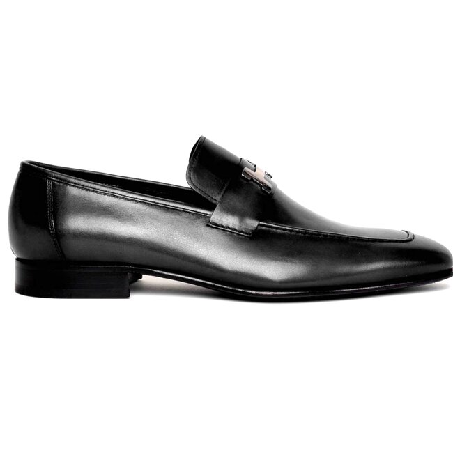 Corrente Burnished Calfskin Loafer Black "5760"