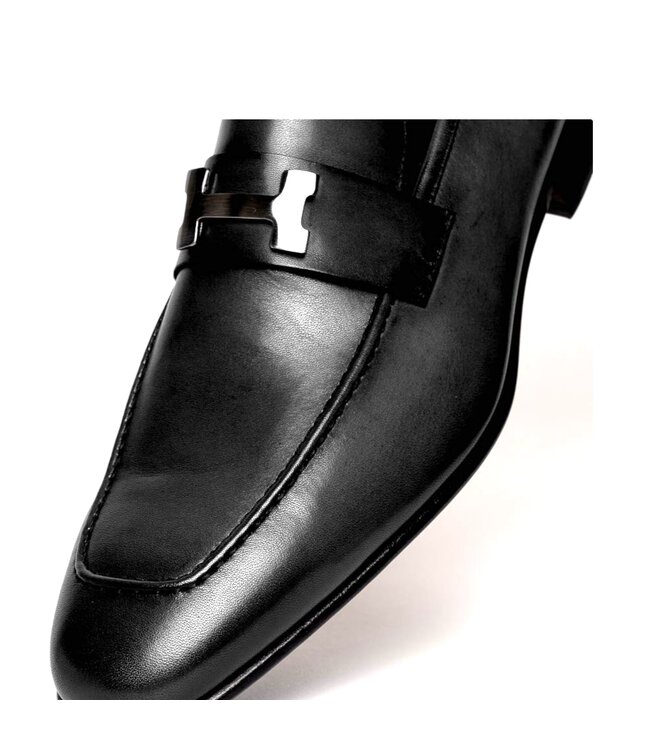 Corrente Corrente Burnished Calfskin Loafer Black "5760"
