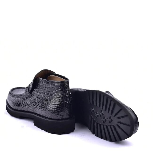 Corrente Corrente C03023-5786 Hornback Print Boots Black