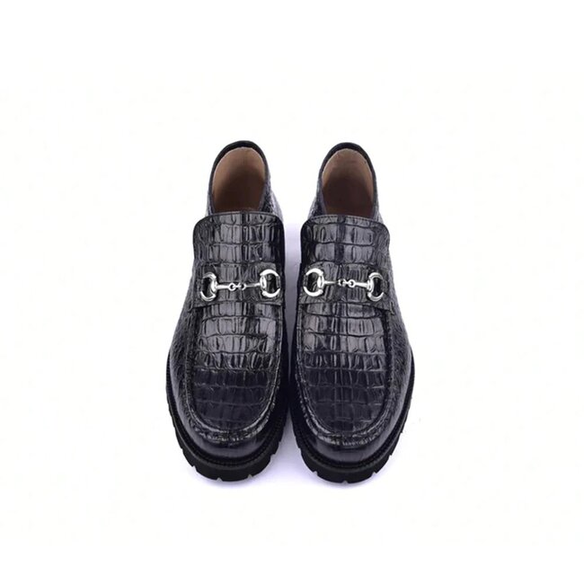 Corrente Corrente C03023-5786 Hornback Print Boots Black