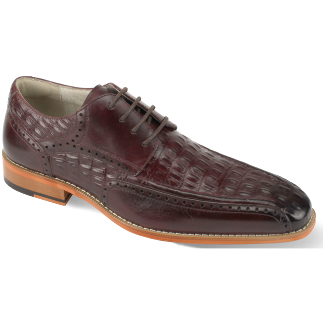 Giovanni Milford Burgundy GEnuine Leather Shoes