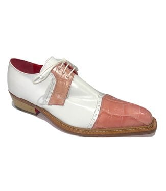 Fennix Fennix Fennix Max Alligator & Calfskin Shoes White/Pink