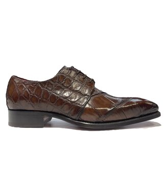Fennix Fennix Blake Alligator Derby Shoes Brown