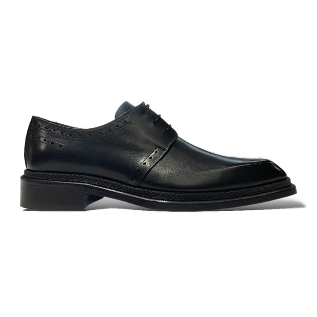 Emilio Franco Emilio Franco "Lando" Premium Italian Leather Black Dress Shoes For Men