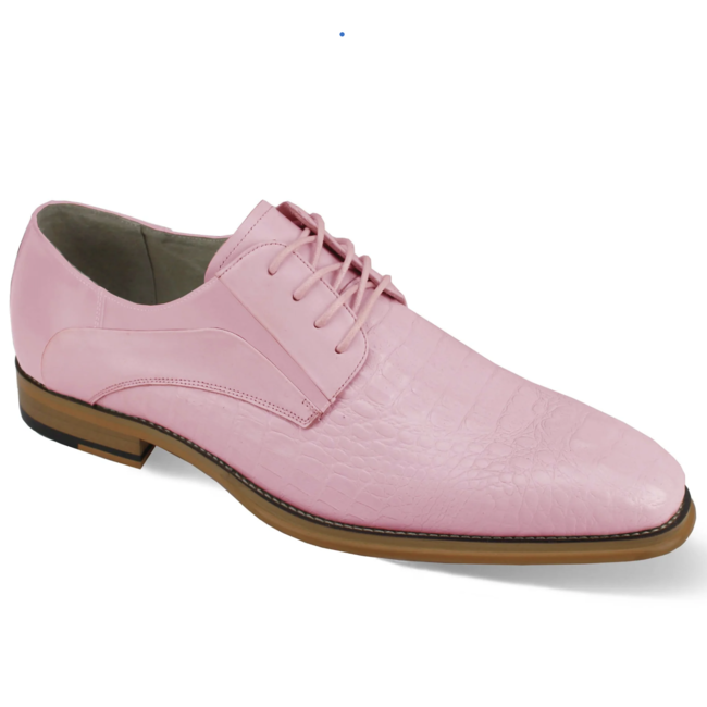 Giovanni Leather Croc Print Shoe