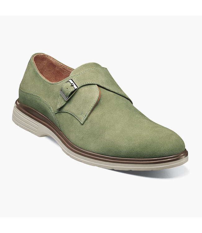 Stacy Adams Stacy Adams Men's Taylen Plain Toe Monk Strap - Suede