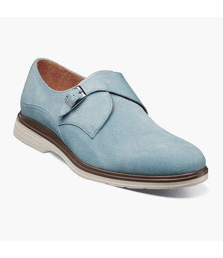 Stacy Adams Stacy Adams Men's Taylen Plain Toe Monk Strap - Suede