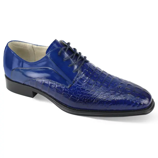 Giovanni Leather Croc Print Shoe