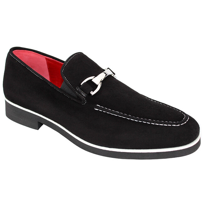 Emilio Franco Nino II Loafers Black / White Stich